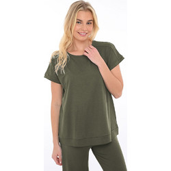 Bodymove Γυναικείο Αθλητικό T-Shirt Χακί 1395-4