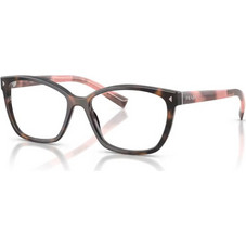 Prada PR15ZV 23A1O1 Γυναικείος Σκελετός Γυαλιών Οράσεως Κοκάλινος Ταρταρούγα Ροζ