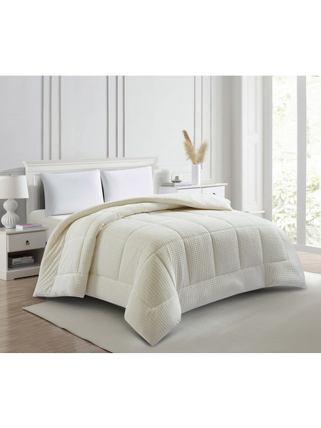 Liolios Home Κουβερτοπάπλωμα Ημίδιπλο 180x240 Sahara Off White