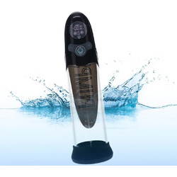 Pumped Aqua-Pro Τρόμπα Πέους με Δόνηση 31.5cm Μαύρη