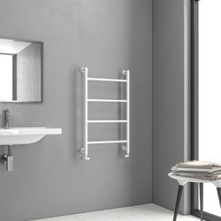 Karag Design 6 Πετσετοκρεμάστρα Μπάνιου Καλοριφέρ 1200x560mm 193kcal/h Λευκή