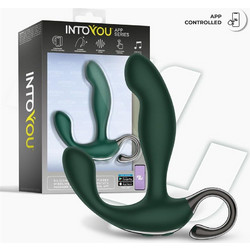 IntoYou Greeny Πρωκτική Σφήνα Ασύρματη με Δόνηση Πράσινη