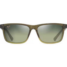 Maui Jim HTS587-15 Ανδρικά Γυαλιά Ηλίου Τετράγωνα Κοκάλινα Πράσινα με Πράσινο Φακό