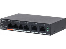 Dahua SG4006P Managed L2 Switch με 4 Θύρες Ethernet 1000Mbps και 2 SFP θύρες