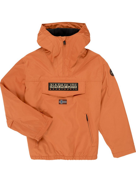 Napapijri Παιδικό Μπουφάν Χειμωνιάτικο Pullover Αδιάβροχο Αντιανεμικό Πορτοκαλί NP0A4IB-CA681