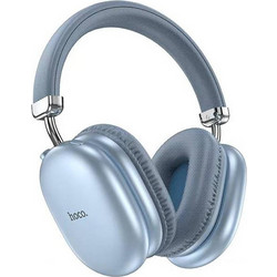 Hoco W35 Max Ενσύρματα & Ασύρματα Bluetooth Ακουστικά Over Ear με Noise Cancelling Μπλε