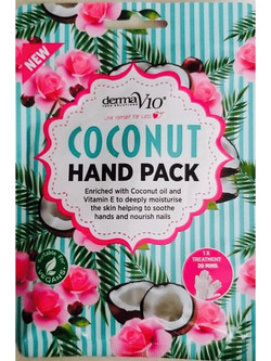 Derma V10 Coconut Ενυδατική Μάσκα Χεριών