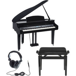 Thomann DP-275 Set Ηλεκτρικό Πιάνο με Ουρά με 88 Βαρυκεντρισμένα Πλήκτρα Black