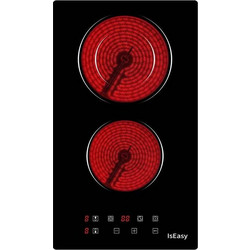 IsEasy LT2V-15 Κεραμική Εστία Αυτόνομη με Λειτουργία Κλειδώματος 29.5x51cm
