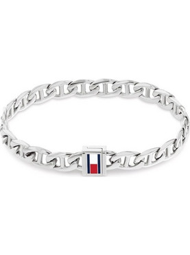 Tommy Hilfiger Ανδρικό Βραχιόλι Χειροπέδα από Ατσάλι Ασημί 2790645