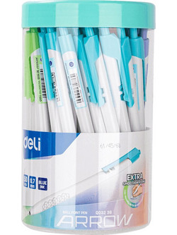 Deli Arrow Pastel Στυλό Διαρκείας 0.7mm 50τμχ 231.03236