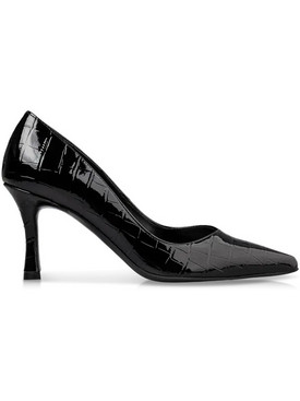 Envie Shoes Γόβες Λουστρίνι με Λεπτό Ψηλό Τακούνι Μαύρες E02-22084-34