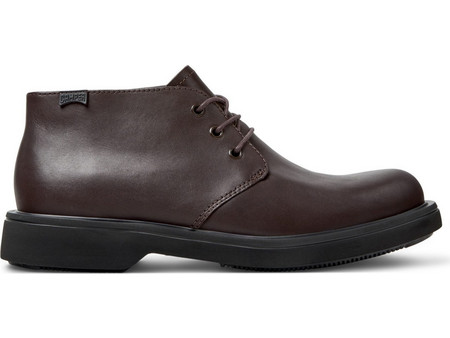 Camper Norman Ανδρικά Μποτάκια Δερμάτινα Καφέ K300513-005
