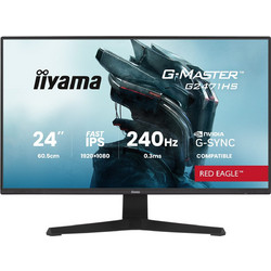 iiyama G-Master G2471HS-B1 IPS Gaming Monitor 23.8" 1920x1080 FHD 240Hz 0.3ms