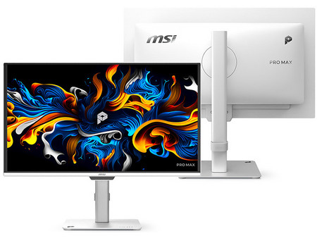 MSI PRO MAX 271UPXW12G QD-OLED HDR Monitor 26.5" 3840x2160 4K UHD 120Hz 0.03ms