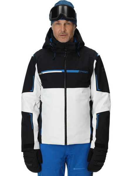 Spyder Titan 38SA075404-WHT Ανδρικό Μπουφάν για Ski & Snowboard