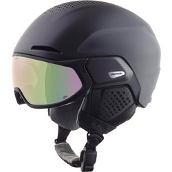 Alpina Alto Visor QV Κράνος Σκι & Snowboard Μαύρο
