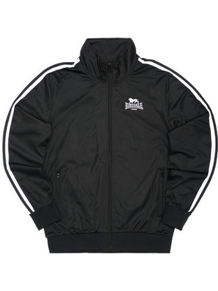 Lonsdale Ανδρική Ζακέτα Φούτερ με Φερμουάρ Μαύρη 117912-1500