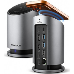Axagon HMC-WL9 USB-C Docking Station με DisplayPort / HDMI PD Ethernet και Σύνδεση 2 Οθονών