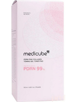 Medicube PDRN Pink Collagen Toning Ενυδατικά Μαντηλάκια Τόνωσης Προσώπου 120ml