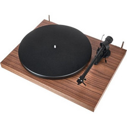 Pro-Ject Debut RecordMaster II Πικάπ με Προενίσχυση USB Walnut + Ortofon OM5e