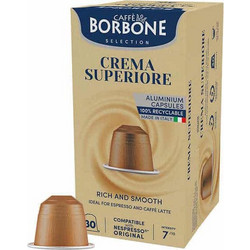 Borbone Κάψουλες Espresso Crema Superiore Συμβατές με Μηχανή Nespresso 30τμχ