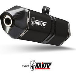 MIVV Τελικό Εξάτμισης για KTM Super Adventure 1290 '17-'20 με Σιγαστήρα Black