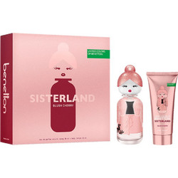 Benetton Sisterland Blush Cherry Eau de Parfum 80ml + Body Lotion 75ml