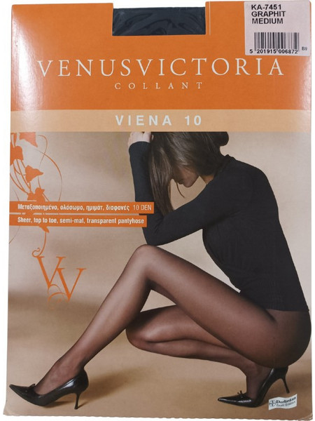 Venus Victoria Viena Καλσόν 10 Den Ανθρακί KA7451