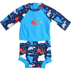 Splash About Under the Sea Αντηλιακό UV Βρεφικό Μαγιό Ολόσωμο Γαλάζιο Navy Μπλε
