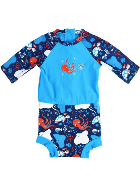 Splash About Under the Sea Αντηλιακό UV Βρεφικό Μαγιό Ολόσωμο Γαλάζιο Navy Μπλε