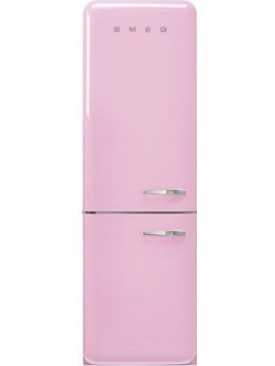 Smeg 50’s Style FAB32LPK6 Retro Ψυγειοκαταψύκτης 331lt Full No Frost Υ196.8xΠ60.1xΒ72.8cm Ροζ