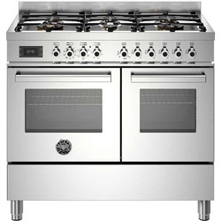 Bertazzoni Italia PRO106L2EXT Κουζίνα Ηλεκτρική με Εστίες Αερίου 99.5cm