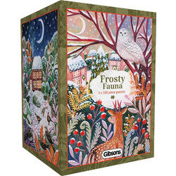 Puzzle Gibsons Frosty Fauna 1500 Κομμάτια