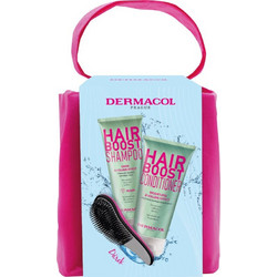 Dermacol Hair Boost Volume Σετ Περιποίησης Μαλλιών Conditioner 200ml + Βούρτσα + Σαμπουάν 250ml