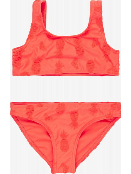 Roxy Παιδικό Μαγιό Bikini Set για Κορίτσι Κοραλί ERLX203222