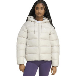 Adidas Essentials Synthetic Down Γυναικείο Μπουφάν Χειμωνιάτικο Puffer Μακρύ Λευκό JV7768