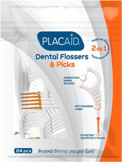 Plac Aid Dental Flossers & Picks 24τμχ