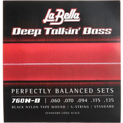 La Bella 760N-B Σετ 5 Χορδές Ηλεκτρικού Μπάσου Nylon 60-135" Normal Tension