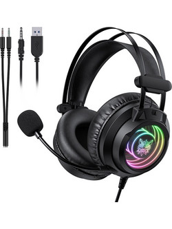 Onikuma X80 Gaming Headset Over Ear Black