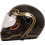By City 90 Degrees Black Golden Κράνος Μηχανής Full Face