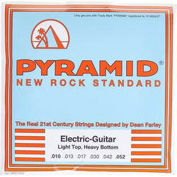Pyramid New Rock Standard Σετ 6 Χορδές Ηλεκτρικής Κιθάρας 10-52"