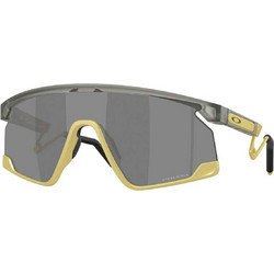 Oakley OO9237 14 Ανδρικά Γυαλιά Ηλίου Μάσκα Κοκάλινα Γκρι με Μαύρο Φακό