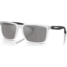 Arnette AN4251 2761Z3 Ανδρικά Γυαλιά Ηλίου Τετράγωνα Κοκάλινα Διαφανές Μαύρο με Γκρι Φακό