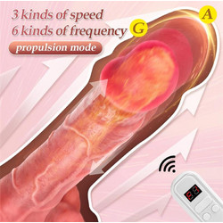 Xise Baird Vibrator Ρεαλιστικός Δονητής 21.8cm Flesh