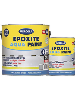 Mercola Epoxite Aqua Paint Οικολογικό Χρώμα Εσωτερικού Χώρου Γκρι 3kg