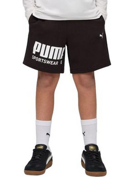 Puma Αθλητική Παιδική Βερμούδα Μαύρη 692539-01