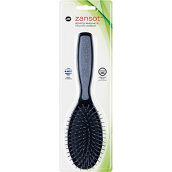 Zansot Pneumatic Anatomic Μεγάλη Βούρτσα Μαλλιών για Ξεμπέρδεμα Μαύρη