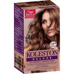 Wella Koleston Deluxe 6/7 Σκούρο Ξανθό Πράσινο Σαντρέ Μόνιμη Βαφή Μαλλιών Xωρίς Αμμωνία 110ml