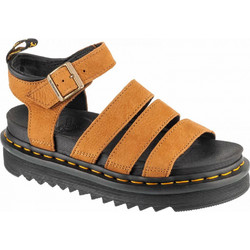 Dr. Martens Blaire Γυναικεία Σανδάλια Suede Πορτοκαλί DM41123-200